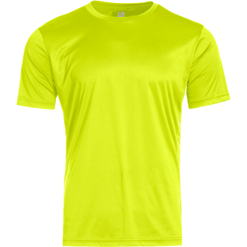 Κοντομάνικη μπλούζα FIT HV YELLOW