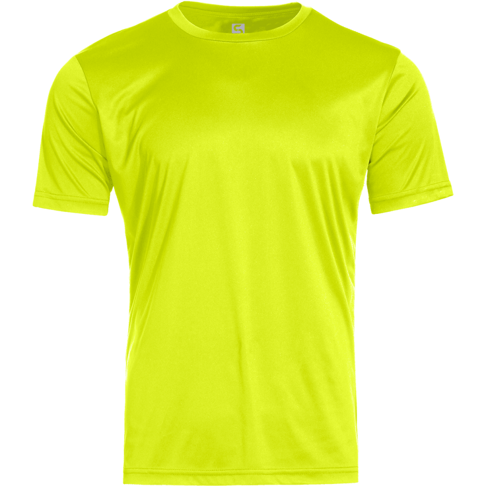 Κοντομάνικη μπλούζα FIT HV YELLOW