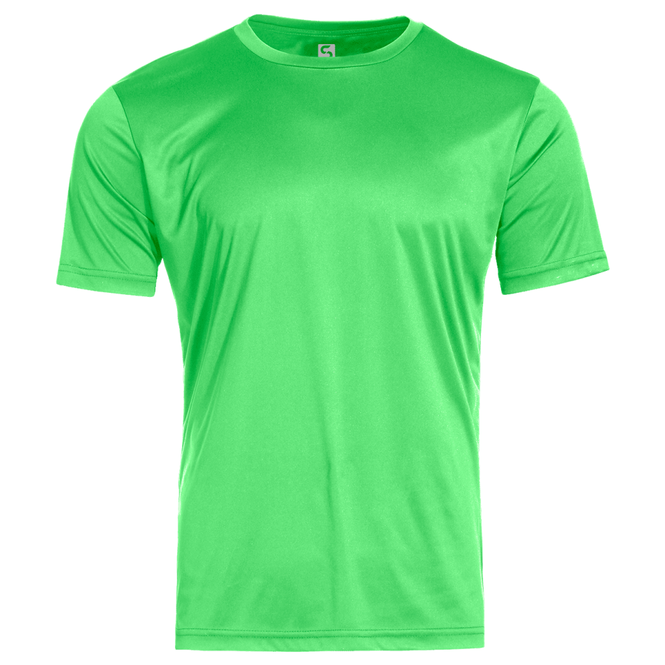 Κοντομάνικη μπλούζα FIT LIGHT GREEN