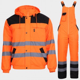 Σετ εργασίας φωσφοριζέ COLLINS HV 2.0 ORANGE WINTER 1