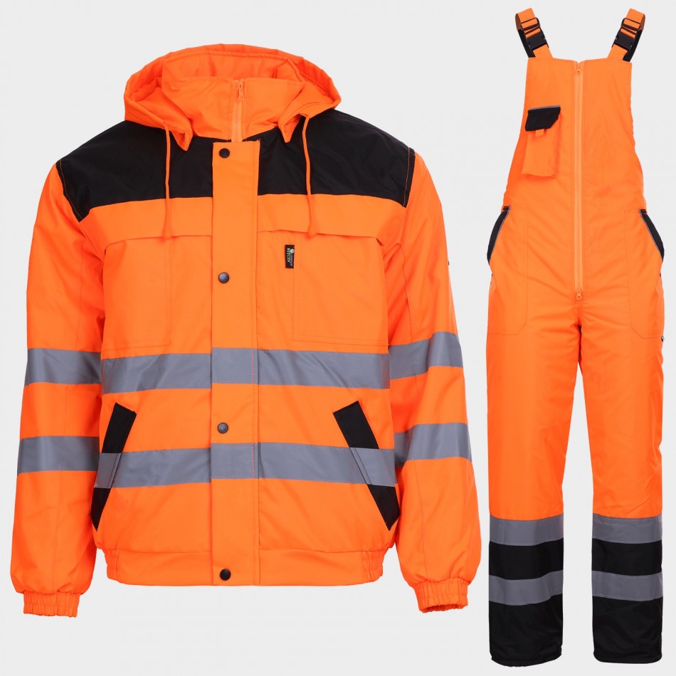 Σετ εργασίας φωσφοριζέ COLLINS HV 2.0 ORANGE WINTER