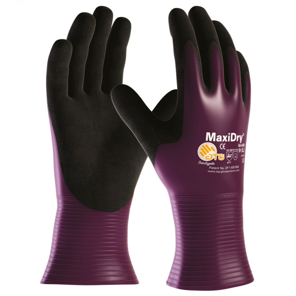 ATG MAXIDRY LARGE Nitrile gloves