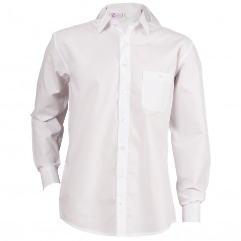 Ανδρικό μακρυμάνικο πουκάμισο CAMISA WHITE