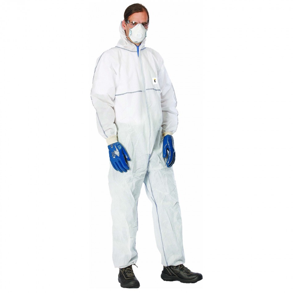 CHEMSAFE MS1 Protective hooded coverall