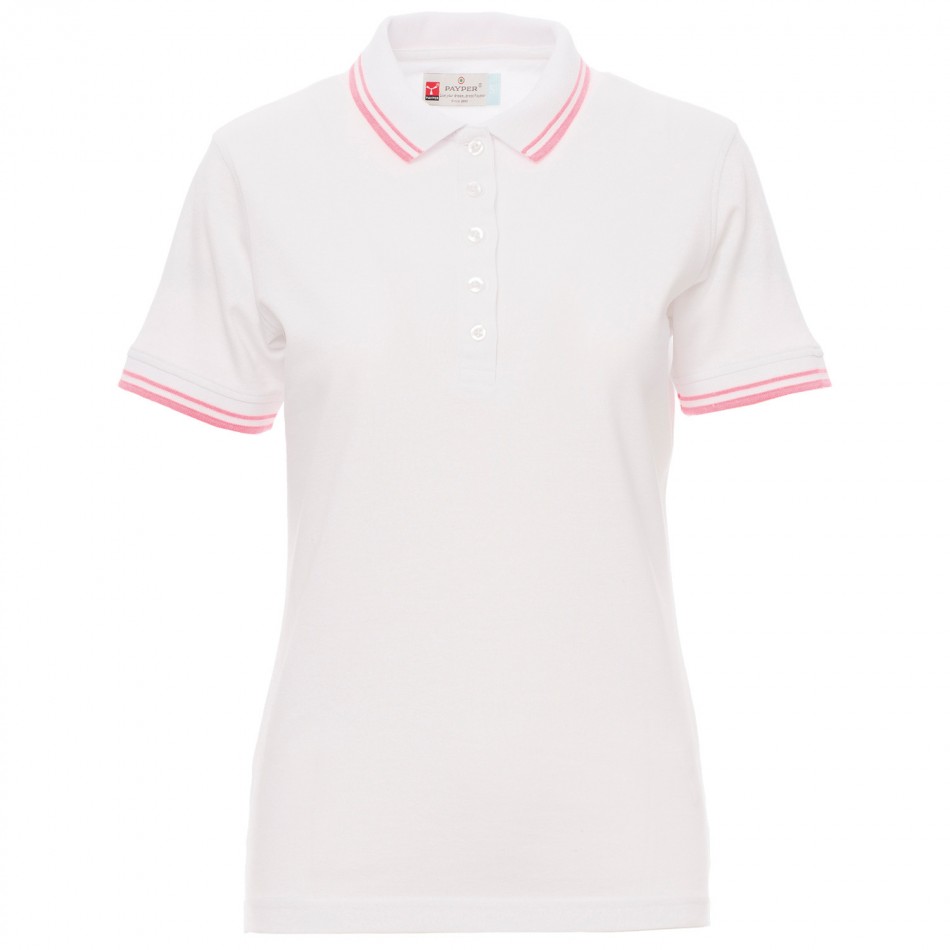 PAYPER SKIPPER WHITE Lady's polo t-shirt