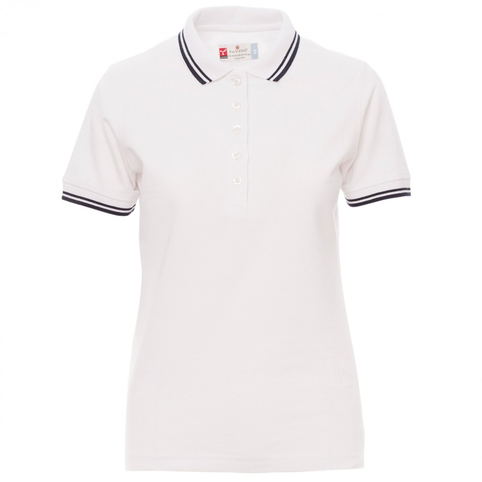 PAYPER SKIPPER WHITE Lady's polo t-shirt