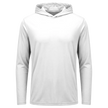 Μπλούζα με μακριά μανίκια και κουκούλα UV ARMOR UPF50+ WHITE