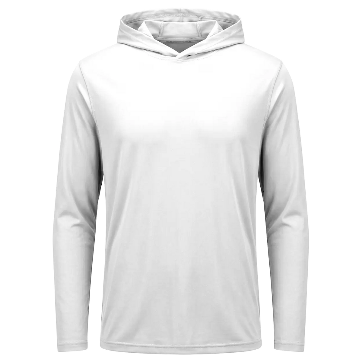 Μπλούζα με μακριά μανίκια και κουκούλα UV ARMOR UPF50+ WHITE