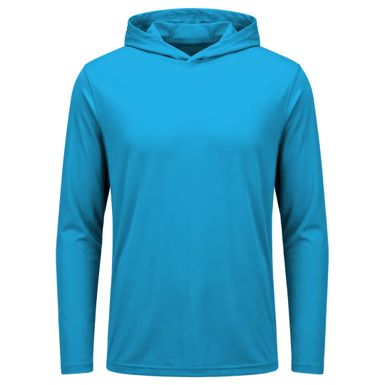 Μπλούζα με μακριά μανίκια και κουκούλα UV ARMOR UPF50+ BLUE