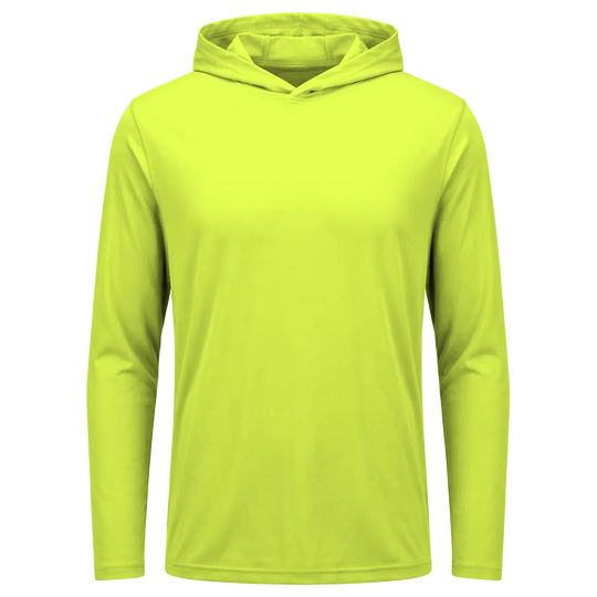 Μπλούζα με μακριά μανίκια και κουκούλα UV ARMOR UPF50+ YELLOW