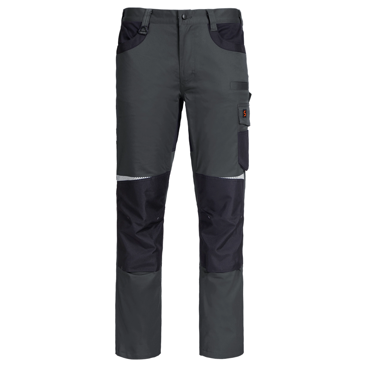 Work trouser KASTOR MECHANICAL STRETCH GREY/BLACK