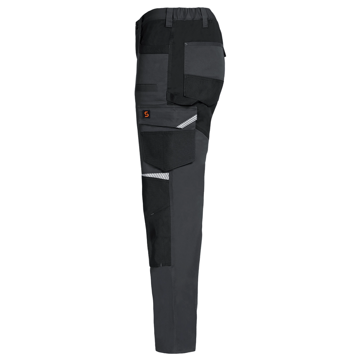 Work trouser KASTOR MECHANICAL STRETCH GREY/BLACK