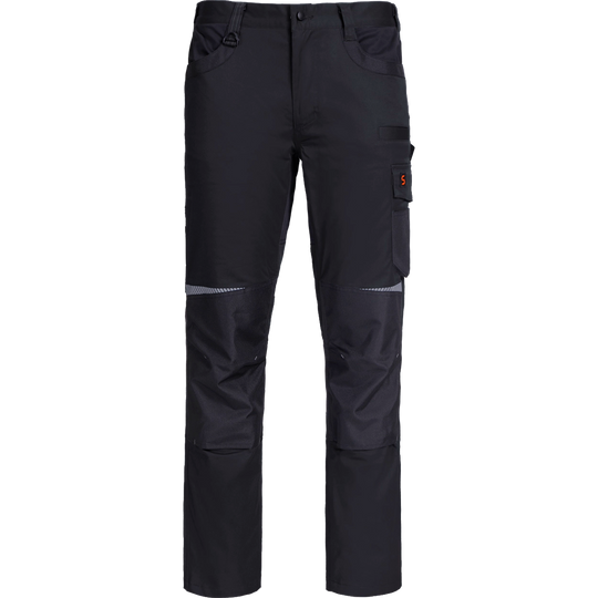 Work trouser KASTOR MECHANICAL STRETCH BLACK/BLACK
