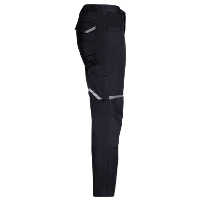 Work trouser KASTOR MECHANICAL STRETCH BLACK/BLACK