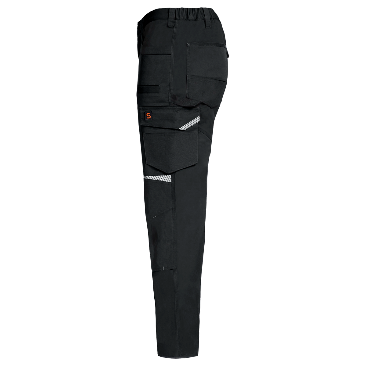 Work trouser KASTOR MECHANICAL STRETCH BLACK/BLACK