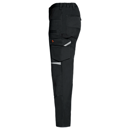 Work trouser KASTOR MECHANICAL STRETCH BLACK/BLACK