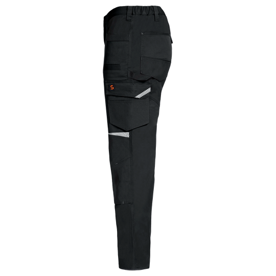 Work trouser KASTOR MECHANICAL STRETCH BLACK/BLACK
