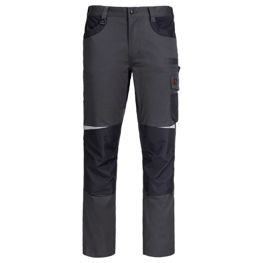 Παντελόνι εργασίας KASTOR STRETCH FLEECE BLACK/GREY