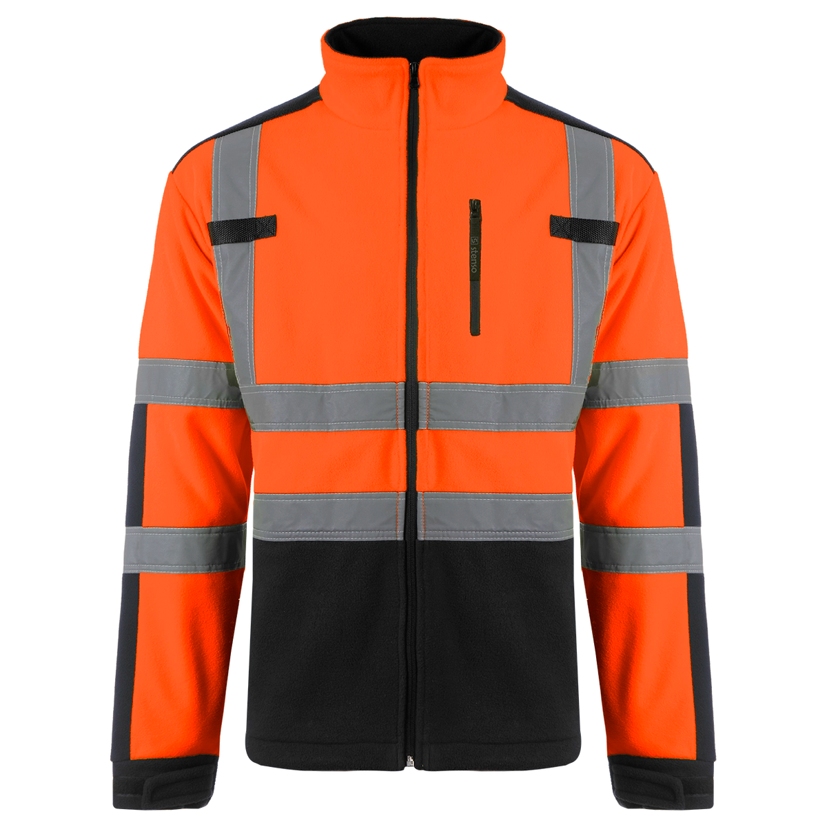 Φούτερ Εργασίας NOBEL HV FLEECE ORANGE/BLACK