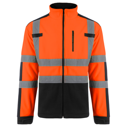 Φούτερ Εργασίας NOBEL HV FLEECE ORANGE/BLACK