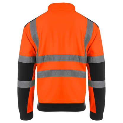 Φούτερ Εργασίας NOBEL HV FLEECE ORANGE/BLACK
