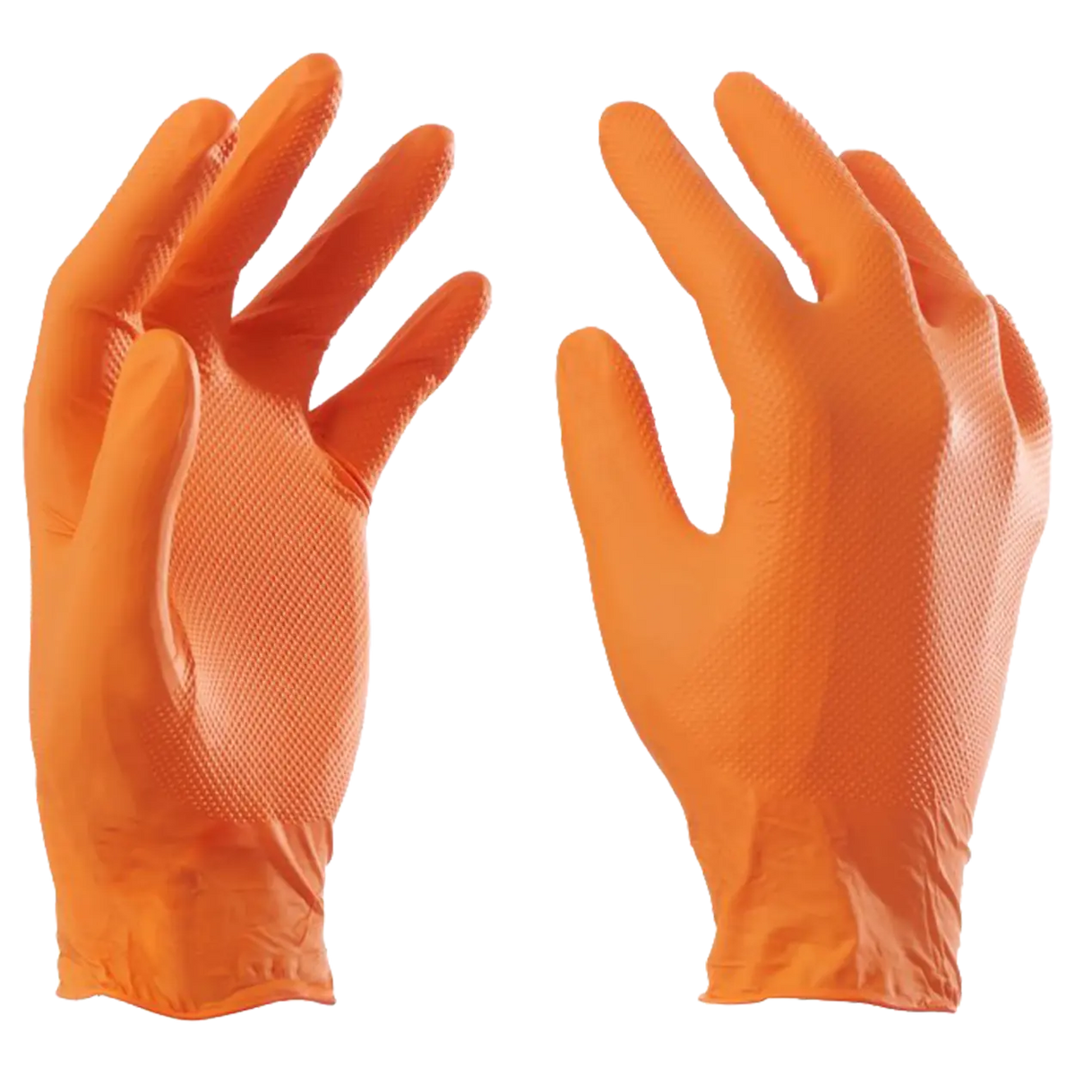 Γάντια νιτριλίου χωρίς πούδρα PAYPER NITRO-DIAMOND, 8.4 гр. ORANGE