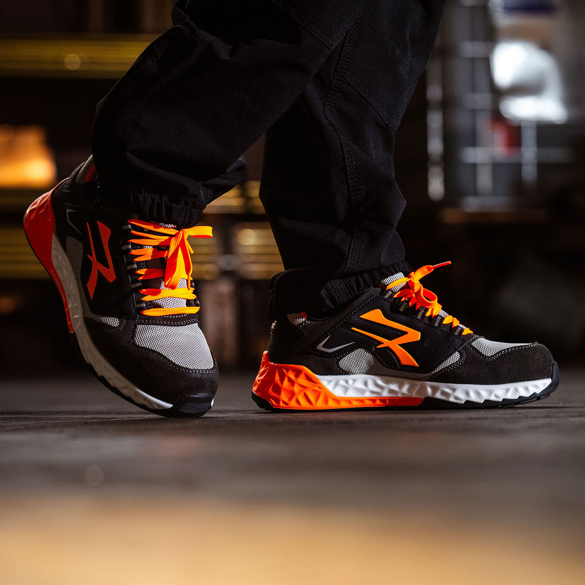 Παπούτσια εργασίας U-POWER JAIME ESD S1PS HI HRO FO SR DARK GREY/ORANGE
