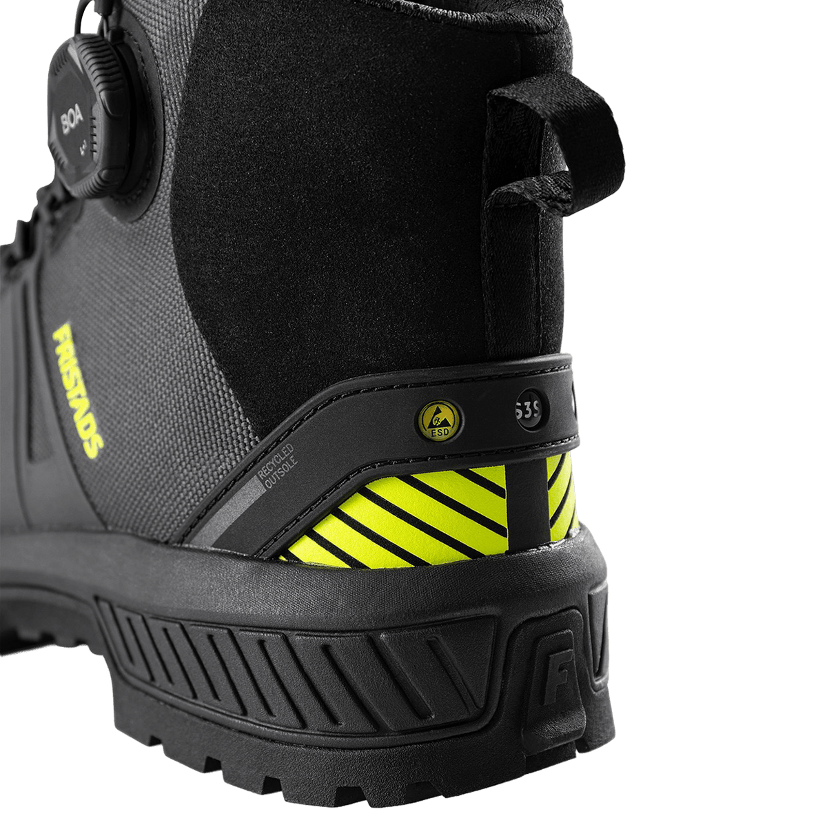 Παπούτσια εργασίας FRISTADS ComfortStep S3S ESD GREY/YELLOW