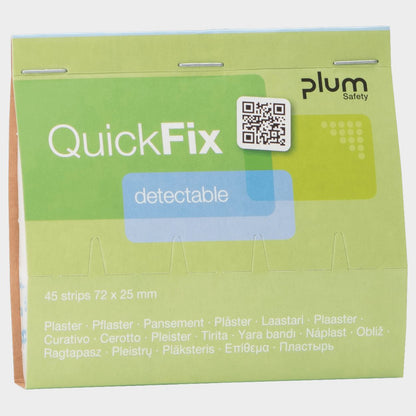Μπλε λευκοπλάστες με μεταλλική επένδυση PLUM QUICKFIX REFILL - 3