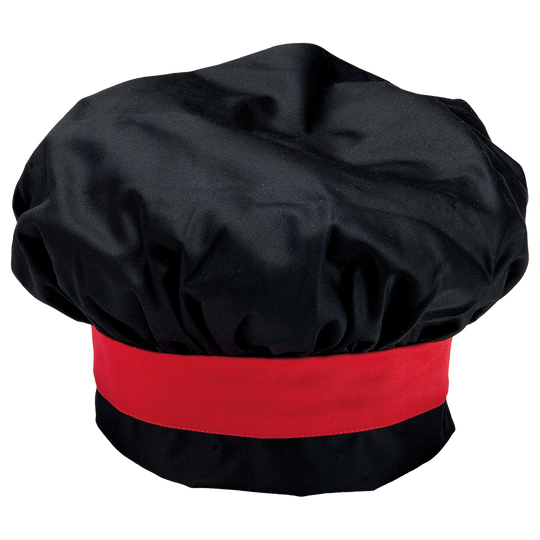 Καπέλο κουζίνας DIVA BLACK/RED