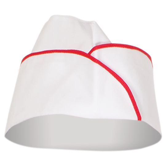 Καπέλο κουζίνας PILOTKA WHITE/RED