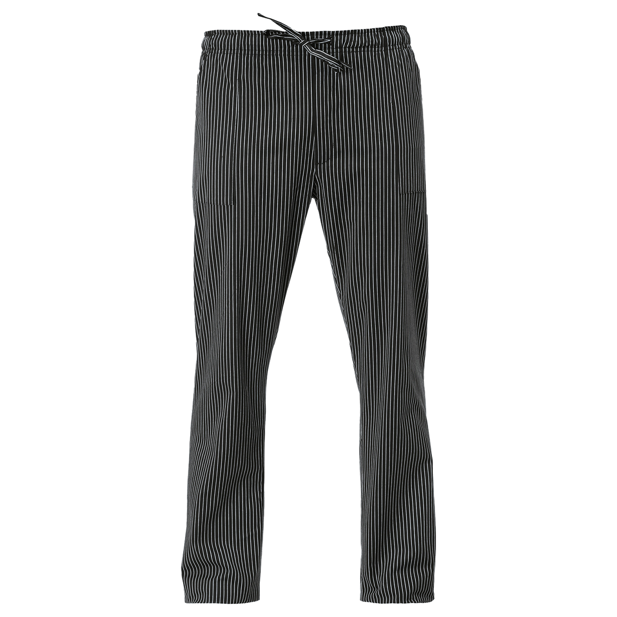 Παντελόνι Κουζίνας με λεπτή ρίγα ENRICO BLACK STRIPE