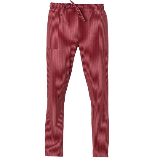Παντελόνι κουζίνας ENRICO BORDEAUX STRIPE