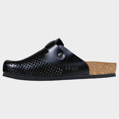 Ανδρικά σαμπό LEON MAN BLACK - 4
