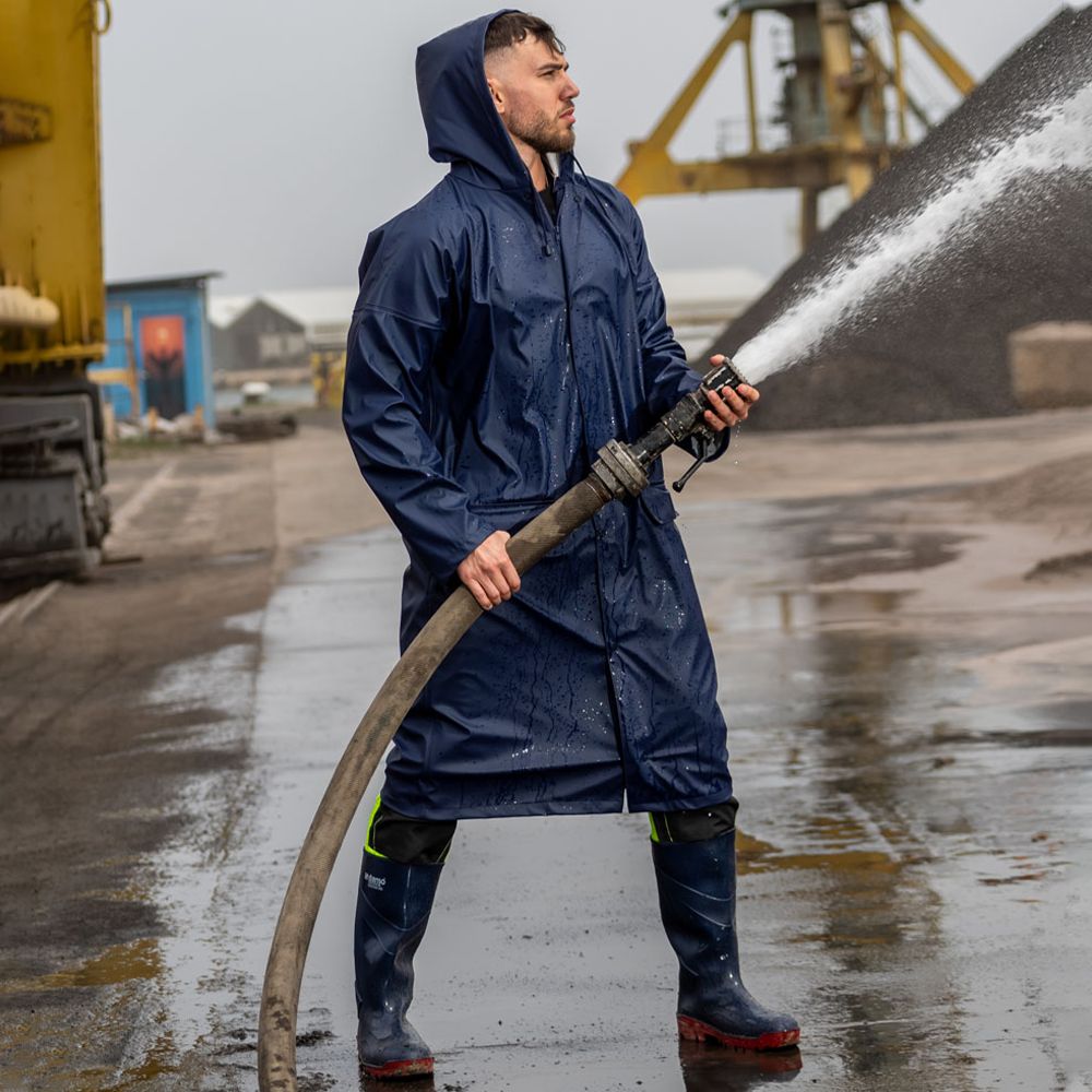 Αδιάβροχη κάπα STORMER COAT DARK BLUE - 2