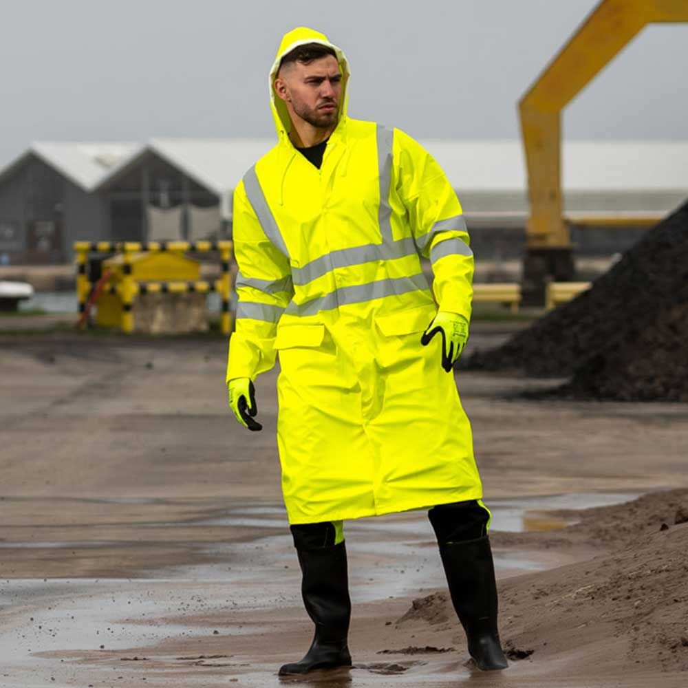 Αδιάβροχη κάπα STORMER HV COAT YELLOW - 2