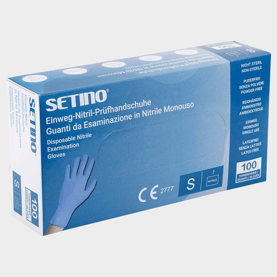 Γάντια νιτριλίου μιας χρήσης SETINO NITRILE VIOLET - 1