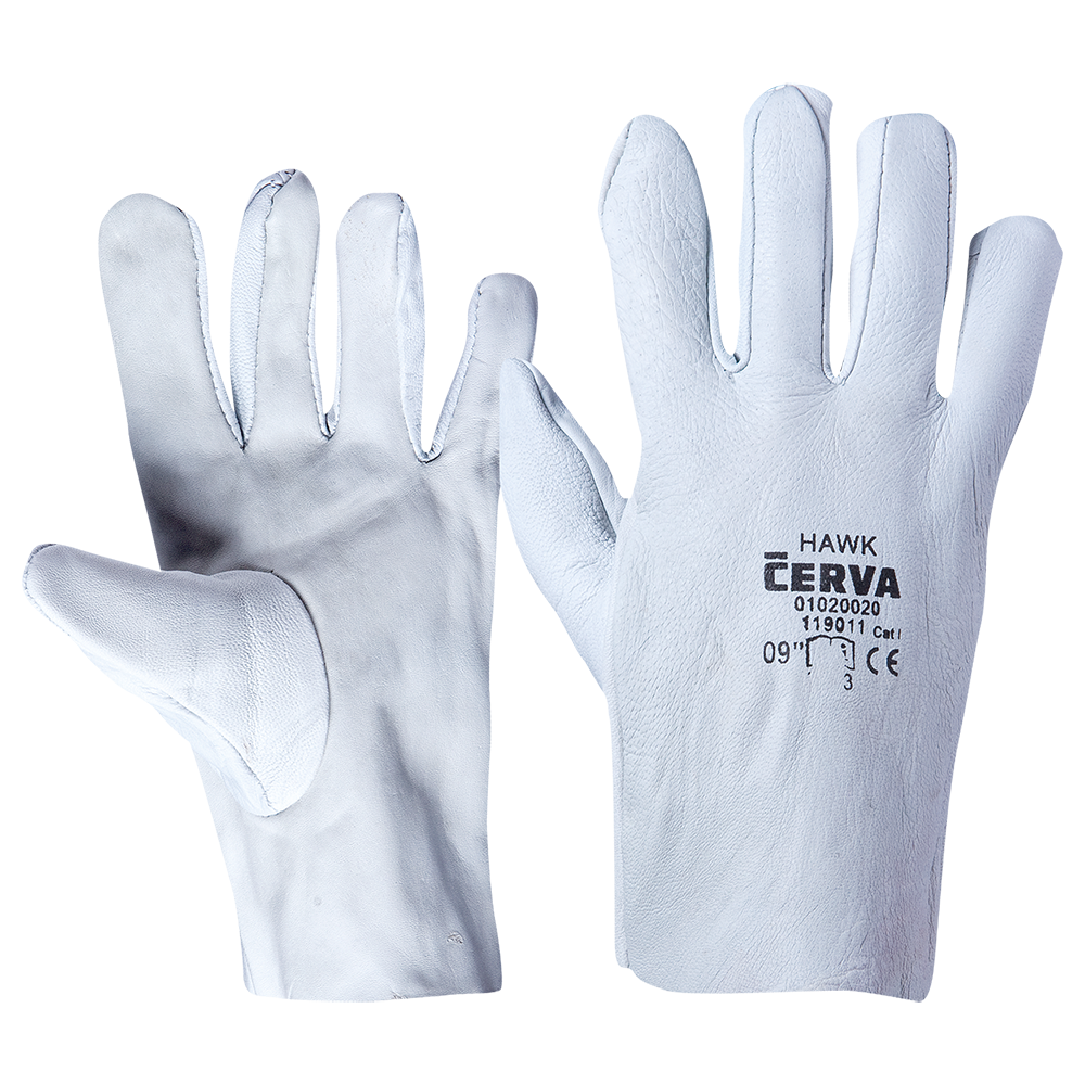 HAWK Full leather gloves