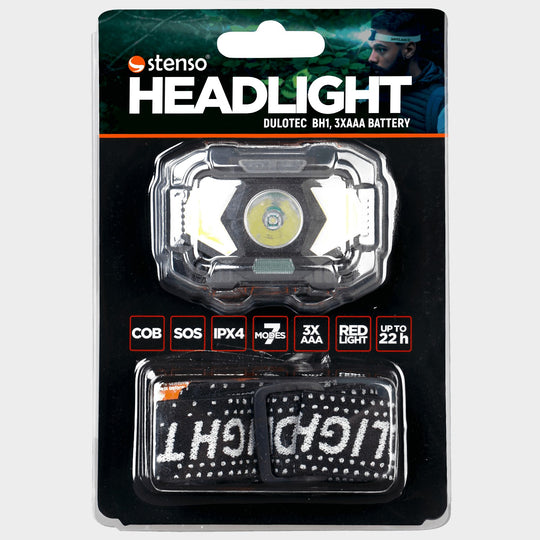 Lanternă de cap + 3xAAA baterii DULOTEC BH1 - 2