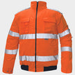 Μπουφάν υψηλής ορατότητας CLOVELLY HV ORANGE - 1