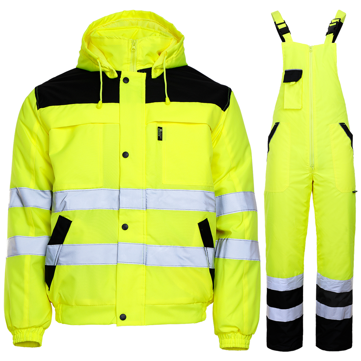 Σετ εργασίας φωσφοριζέ COLLINS HV YELLOW WINTER - 1