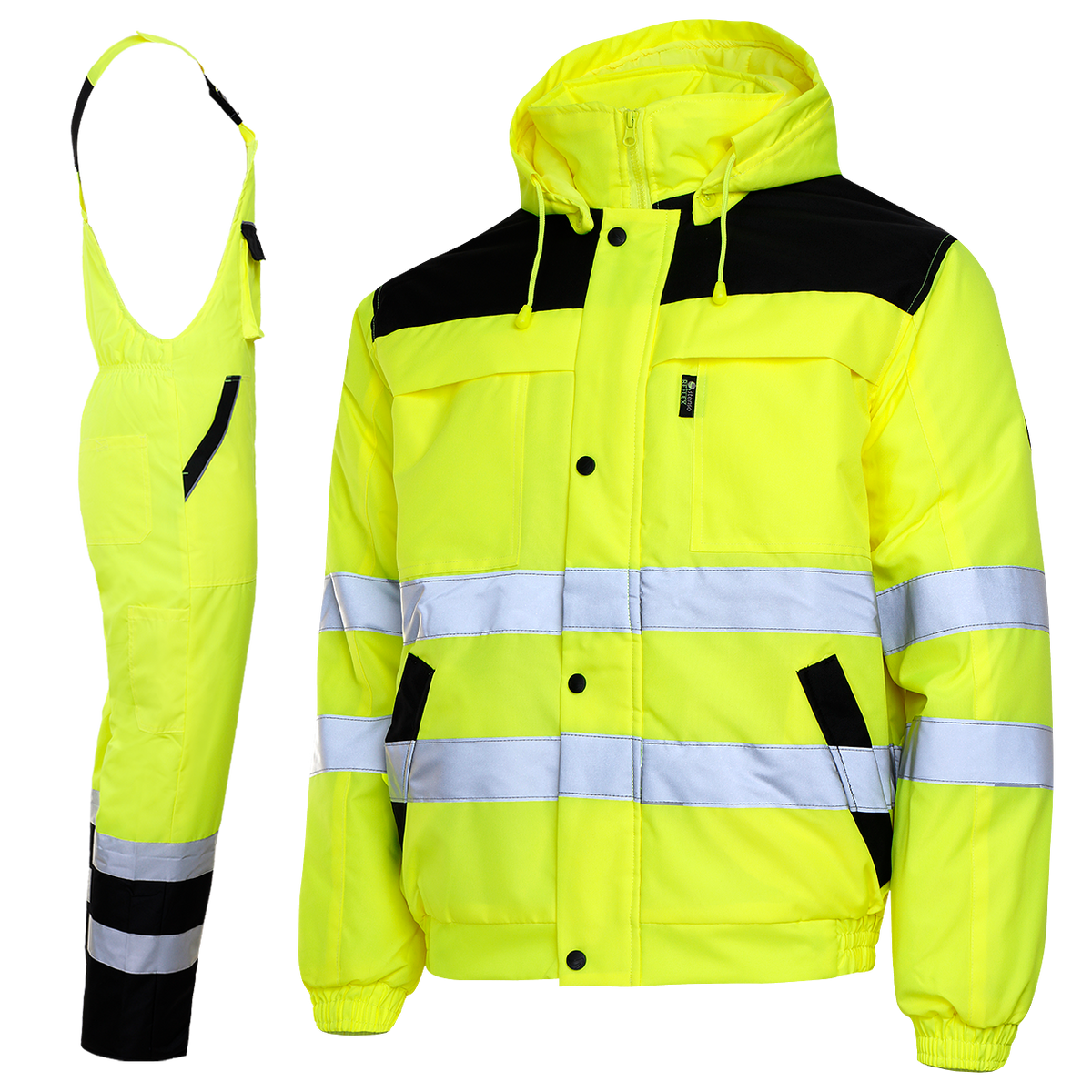 Σετ εργασίας φωσφοριζέ COLLINS HV YELLOW WINTER - 8