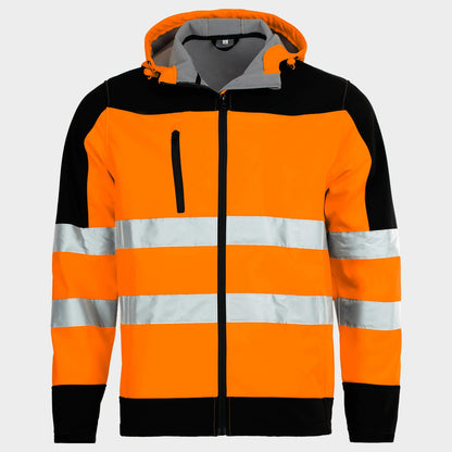 Ανακλαστικό μπουφάν softshell NOBEL 2.0 ORANGE - 1