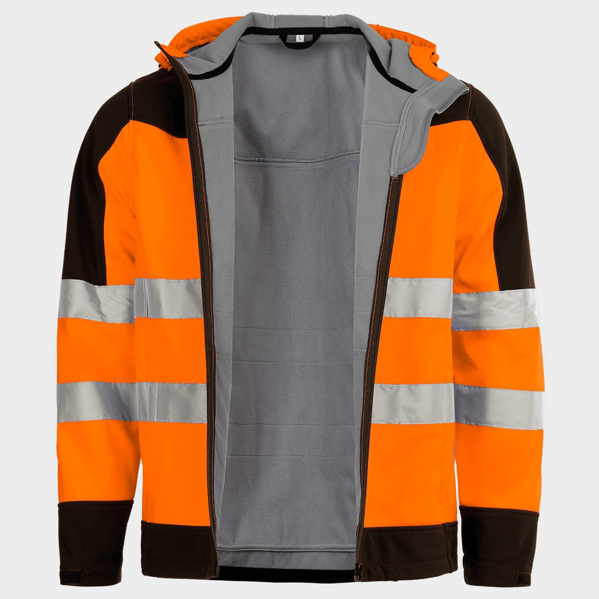 Ανακλαστικό μπουφάν softshell NOBEL 2.0 ORANGE - 4