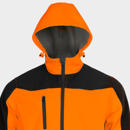Ανακλαστικό μπουφάν softshell NOBEL 2.0 ORANGE - 7