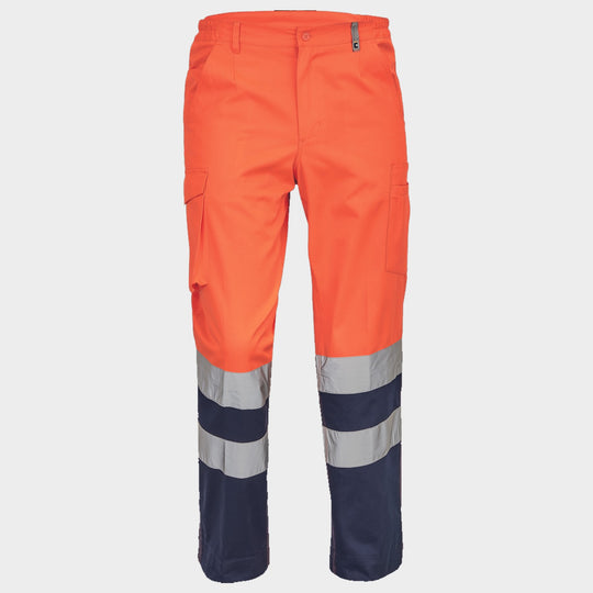Pantaloni de semnalizare BURGOS HV PORTOCALIU
