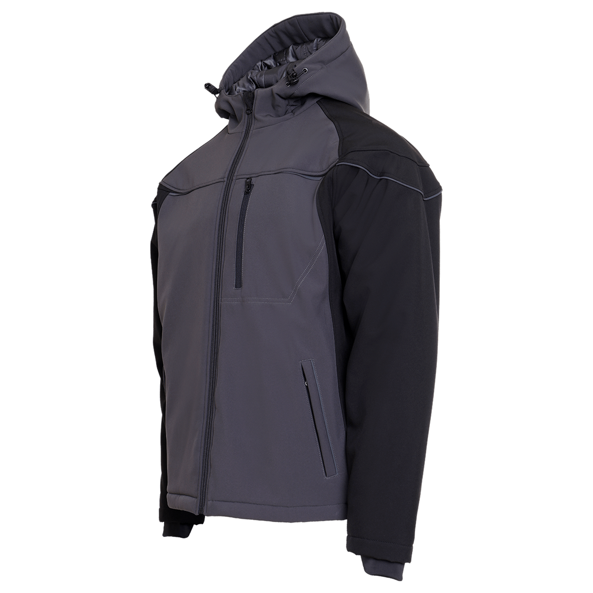 Μπουφάν Softshell PRISMA SOFTSHELL WINTER DARK GREY/BLACK - 3