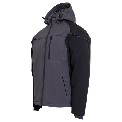 Μπουφάν Softshell PRISMA SOFTSHELL WINTER DARK GREY/BLACK - 3