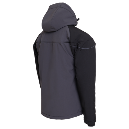 Μπουφάν Softshell PRISMA SOFTSHELL WINTER DARK GREY/BLACK - 4
