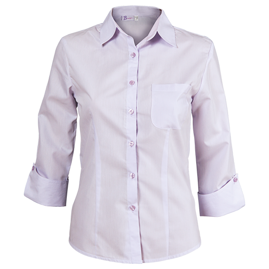 Γυναικείο πουκάμισο με μανίκια 3/4 CAMISA LIGHT PURPLE